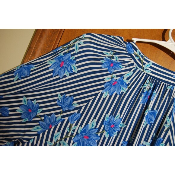 Draper James RSVP Womens Dress Blue Floral Size Large - Picture 5 of 5